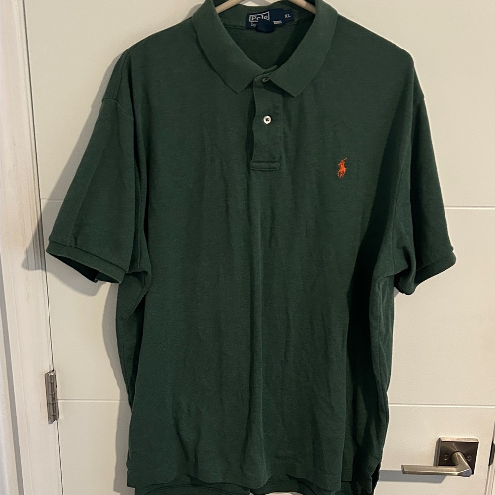 Polo by Ralph Lauren Men's Dark Green Polo Shirt